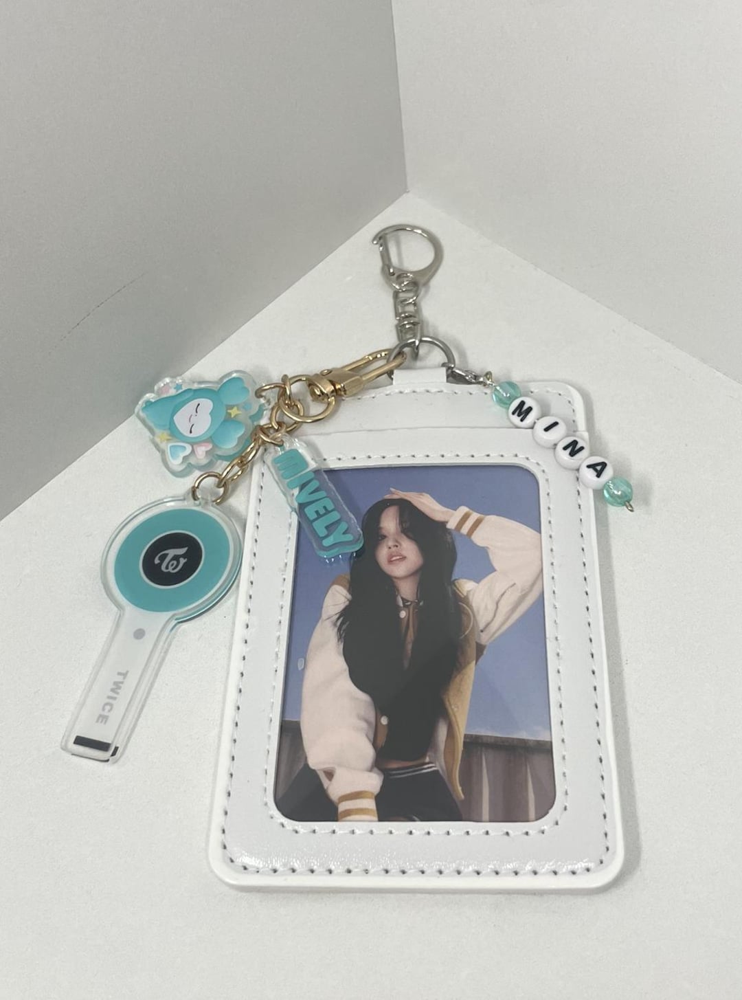 Mina TWICE Bias Keychain Photocard Holder - Etsy