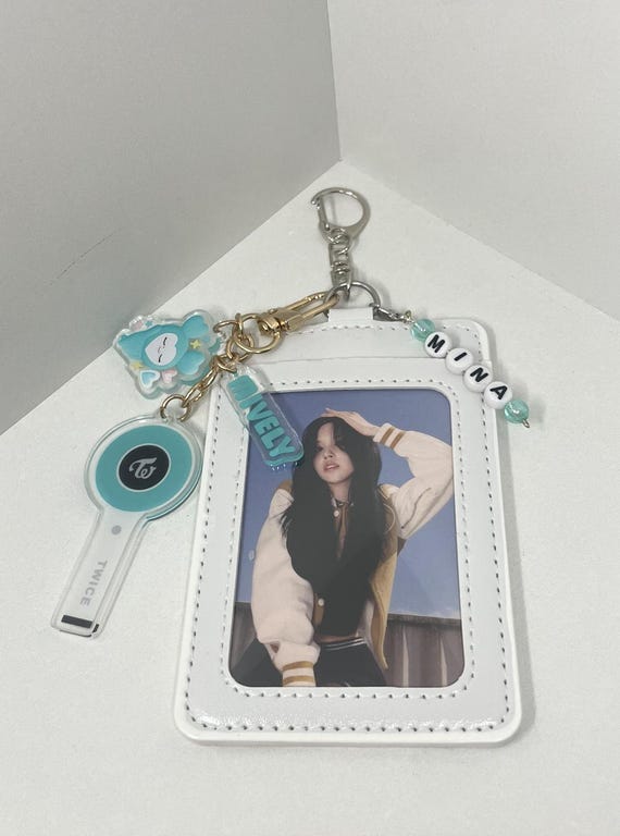 Mina TWICE Bias Keychain Photocard Holder - Etsy
