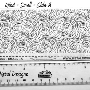 Laser Cut Texture Paper - Rolling Mill Pattern - Wind