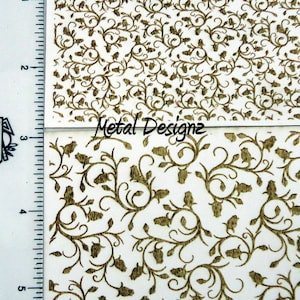 Laser Cut Texture Paper - Rolling Mill Pattern - Rose Buds