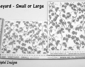 Laser Cut Texture Paper - Rolling Mill Pattern - Vineyard