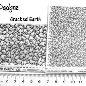 Laser Cut Texture Paper - Rolling Mill Pattern - Cracked Earth