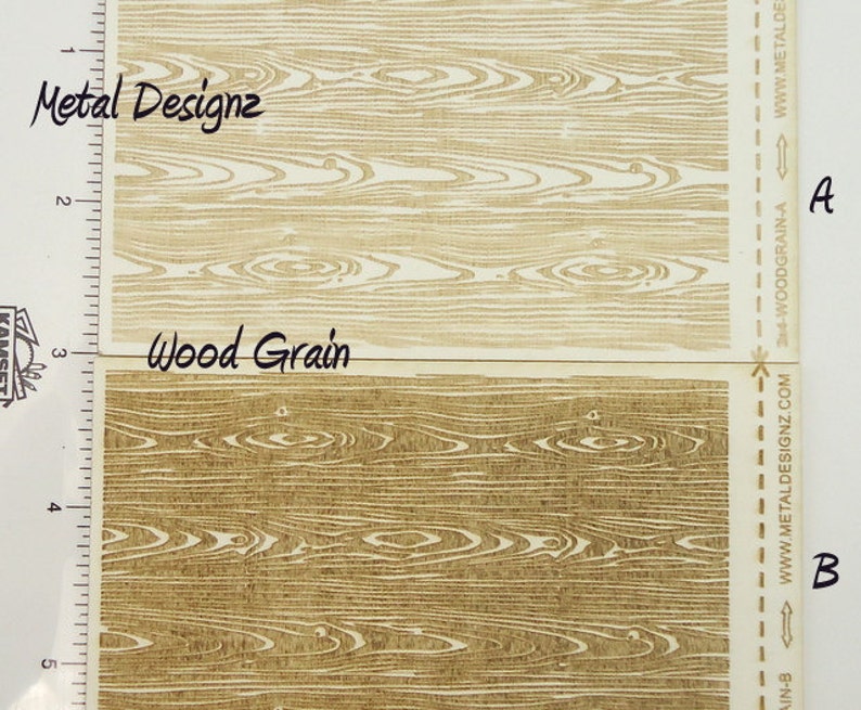 Laser Cut Texture Paper - Rolling Mill Pattern - Wood Grain