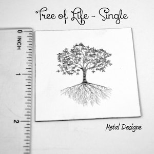 Laser Cut Texture Paper - Rolling Mill Pattern - Tree of Life - 6 single trees no longer on the same paper