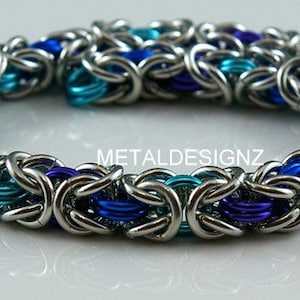 Byzantine Chainmail Bracelet Kit - Makes 10 inches of chain