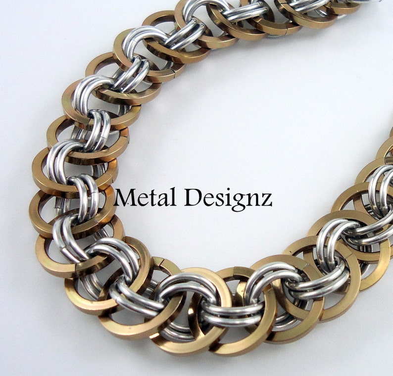 starlight viper - star chainmail bracelet