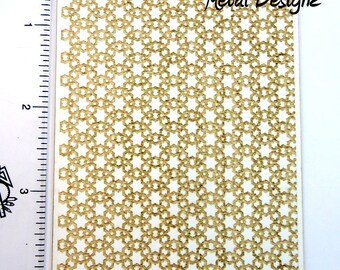 Laser Cut Texture Paper - Rolling Mill Pattern - Captured Star