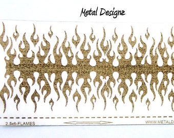 Laser Cut Texture Paper - Rolling Mill Pattern - Flames