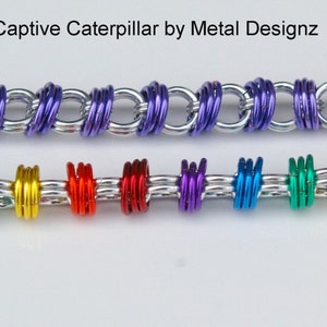 Captive Caterpillar Chainmail Bracelet Kit - Makes 10 inches of chain