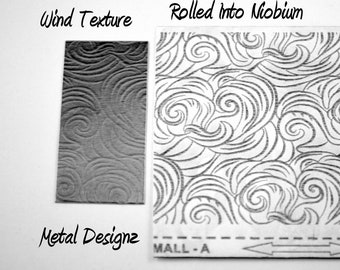 Laser Cut Texture Paper - Rolling Mill Pattern - Wind