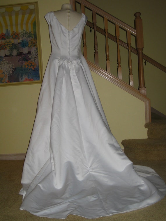 White wedding dress white bridal dress D Etsy