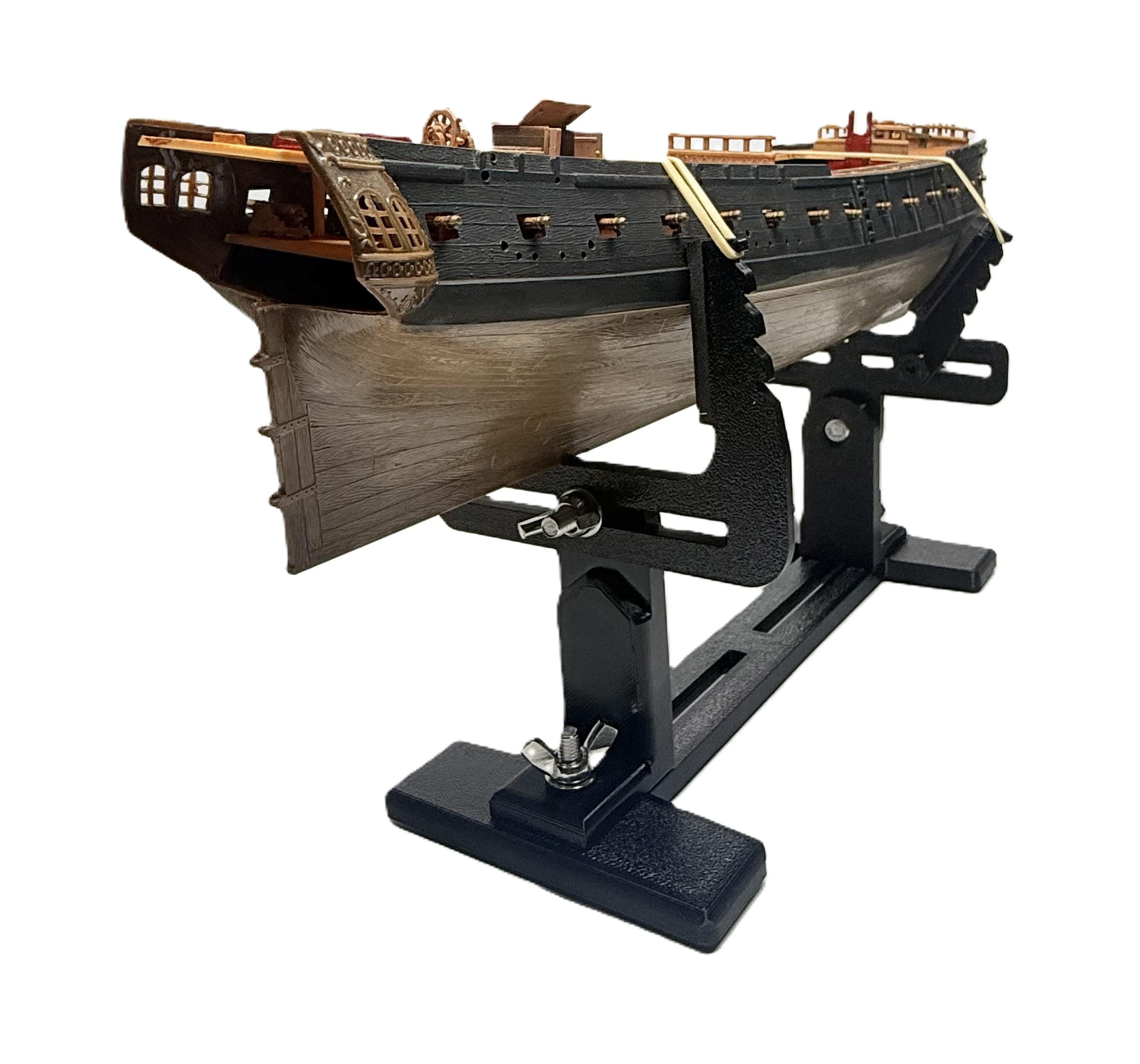 Model Ship Building Berth Jig Stand Holder Adjustable Display Base 1/ ...