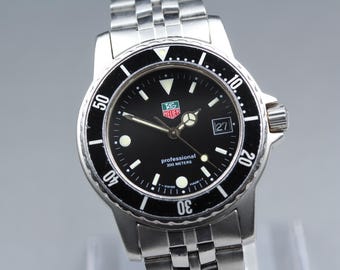 Vintage Tag Heuer Professional 1500 Series 929.213G-20 (Near Mint) 37mm Date Men's Quartz Watch