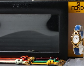 Vintage FENDI 640L (Near Mint) 9 Colors Change Belt Women's chameleon Quartz Watch