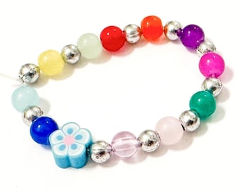 Kit artigianale - Braccialetto di perline a forma di margherita - Girl Scouts