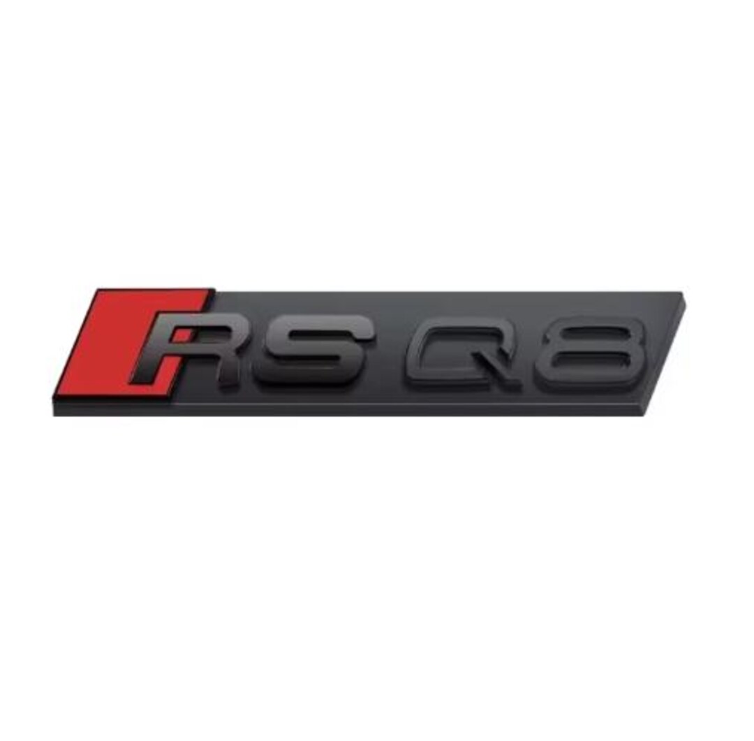Auto Front Grille Badge RS Series Decorative Sticker Car Accessories ...