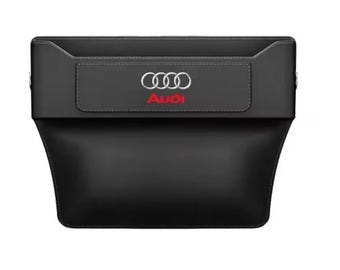 Car Seat Gap  For Audi A1 A3 A4 A5 A6 A7 A8 Q3 Q5 Q7 Q8 TTS ABT Storage Bag Organizer Auto Storage Box Accessories  black