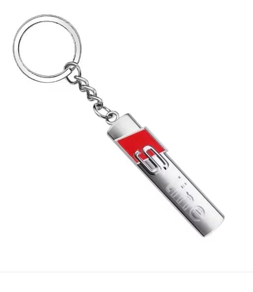 Audi S-line Metal Car Keychain | Premium Logo Key Ring Accessory for A3 ...