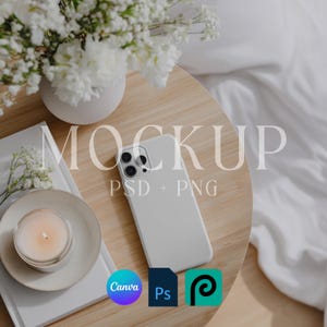 Iphone Phone Case Mockup Bundle, Prinitfy Tough Case Mock up, Canva Drag and Drop Device Mockup, PSD Phone Case Mock Up, Instant Download