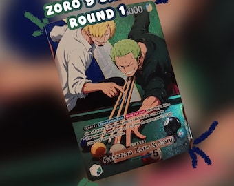 Zoro Sanji Round 1 X One Piece Leader Proxy - Etsy