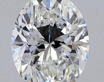 5x7 MM Oval Lab-Grown Diamond | D Color IF Clarity CVD Gemstone