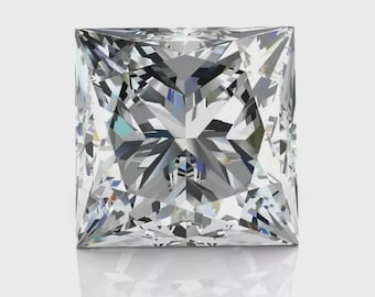 5x5mm Princess Cut Lab Diamond | D Color IF Clarity, GIE Certified