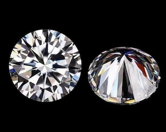 8 MM Round Cut CVD Diamond – D Color VVS1, GIE Certified