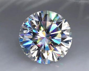 10mm Round Cut Lab-Created CVD Diamond – D Color VVS1, GIE Certified