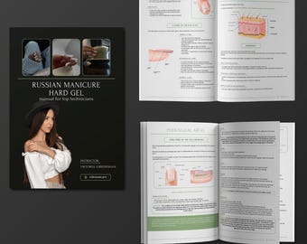 Russian Manicure & Hard Gel Manual | Professional Nail Course PDF/Canva