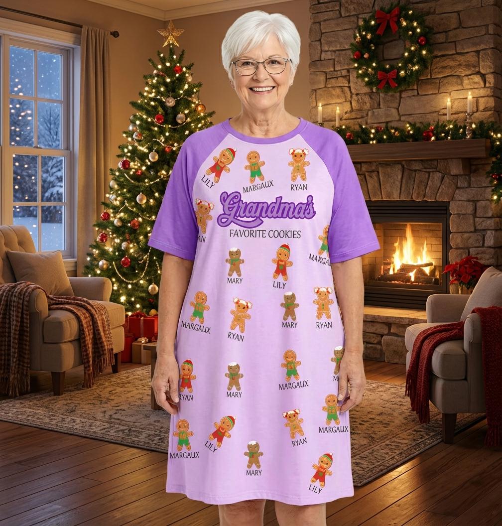 Christmas Family Nightgown - Etsy