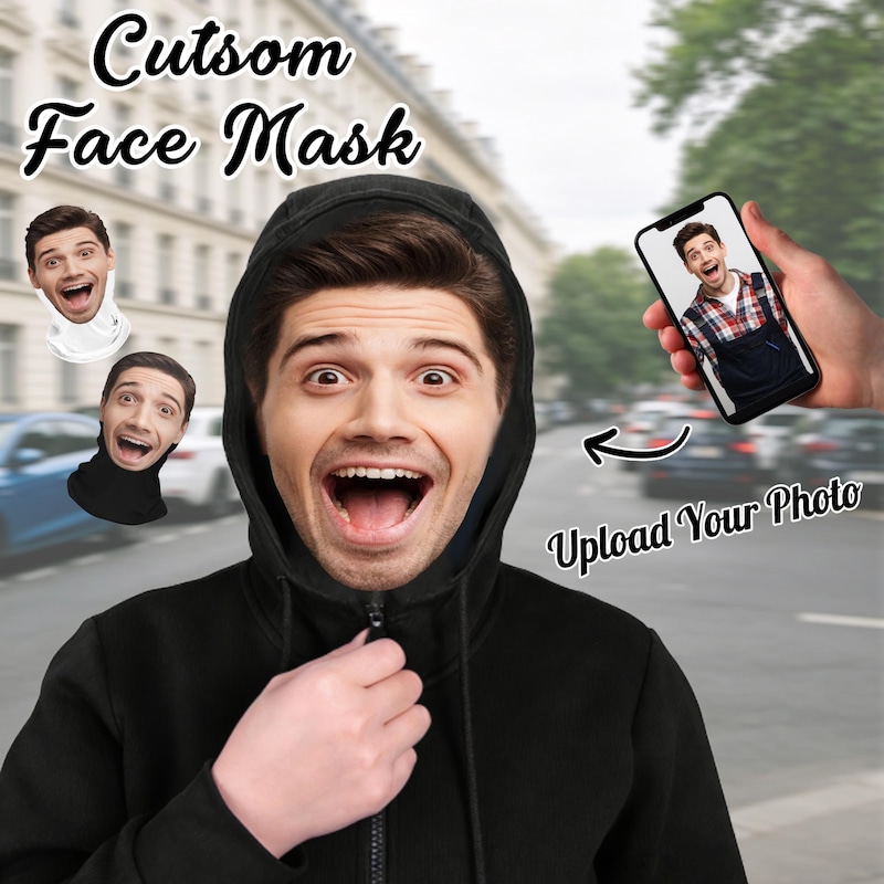 Custom Face Mask - Etsy