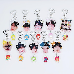 ZEROBASEONE Acrylic Keychain Set ZB1 Charms Kpop Accessories Zhang Hao Sung Han-bin