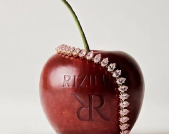 RIZILIA 3×6mm Marquise Rainbow Tennis Bracelet • CZ • 14K Gold Plated