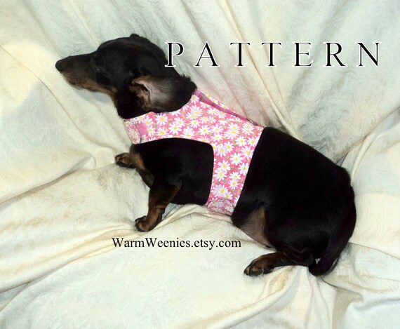 Dachshund Small Dog Harness Sewing Pattern With Leash Instructions Too. Reversible Etsy