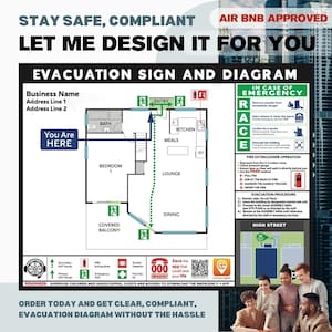 Custom Evacuation Diagram: Personalized Fire Safety Plan (Digital)