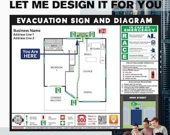 Custom Evacuation Diagram: Personalized Fire Safety Plan (Digital)