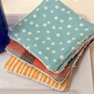 Organic Cotton Facial Squares: Set of 6