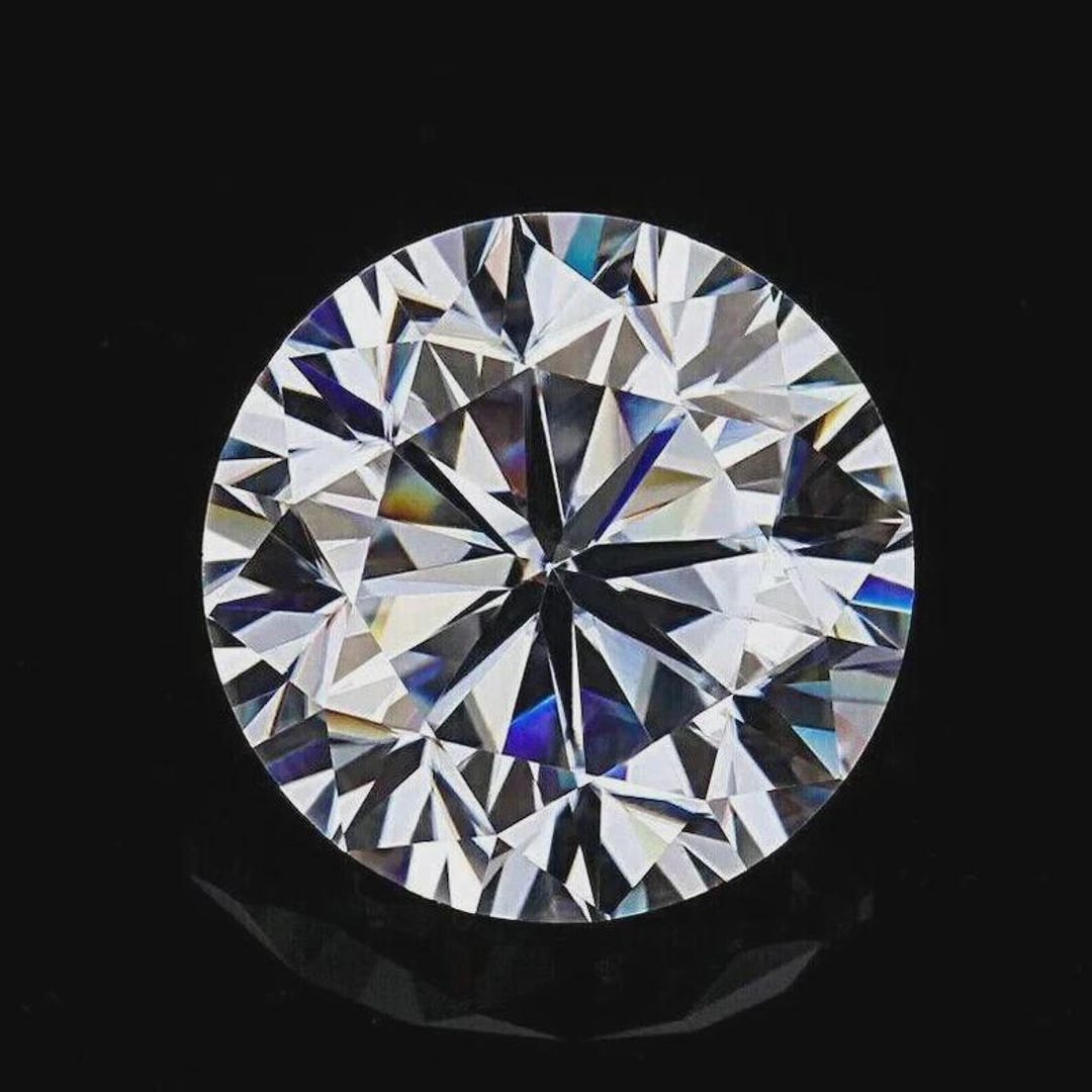 3PCS 10x10 MM Round CVD Diamond – D Color VVS1, GIE Certified Loose ...