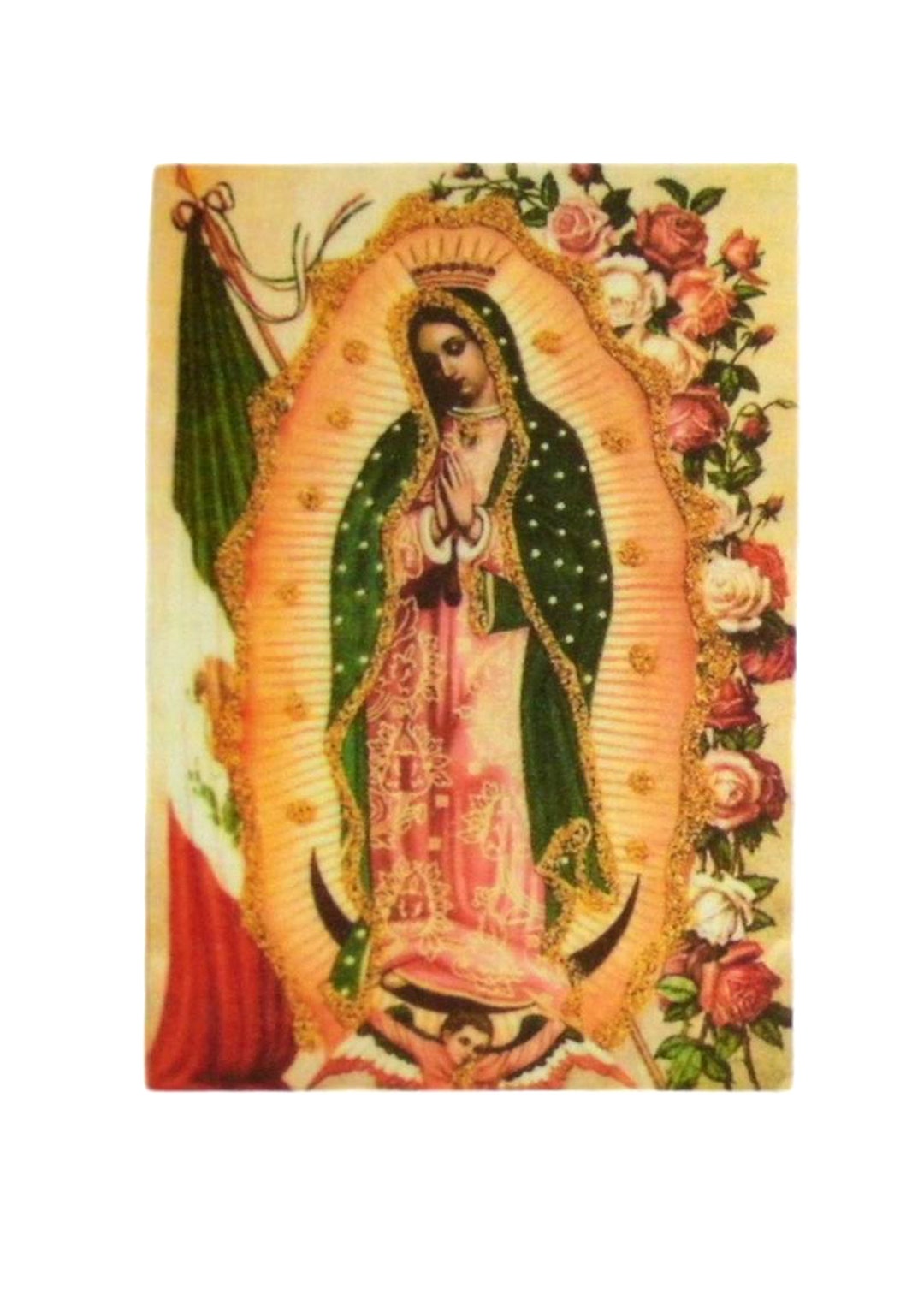 Virgin Mary Rose Iron on Patch Religious DIY - Etsy