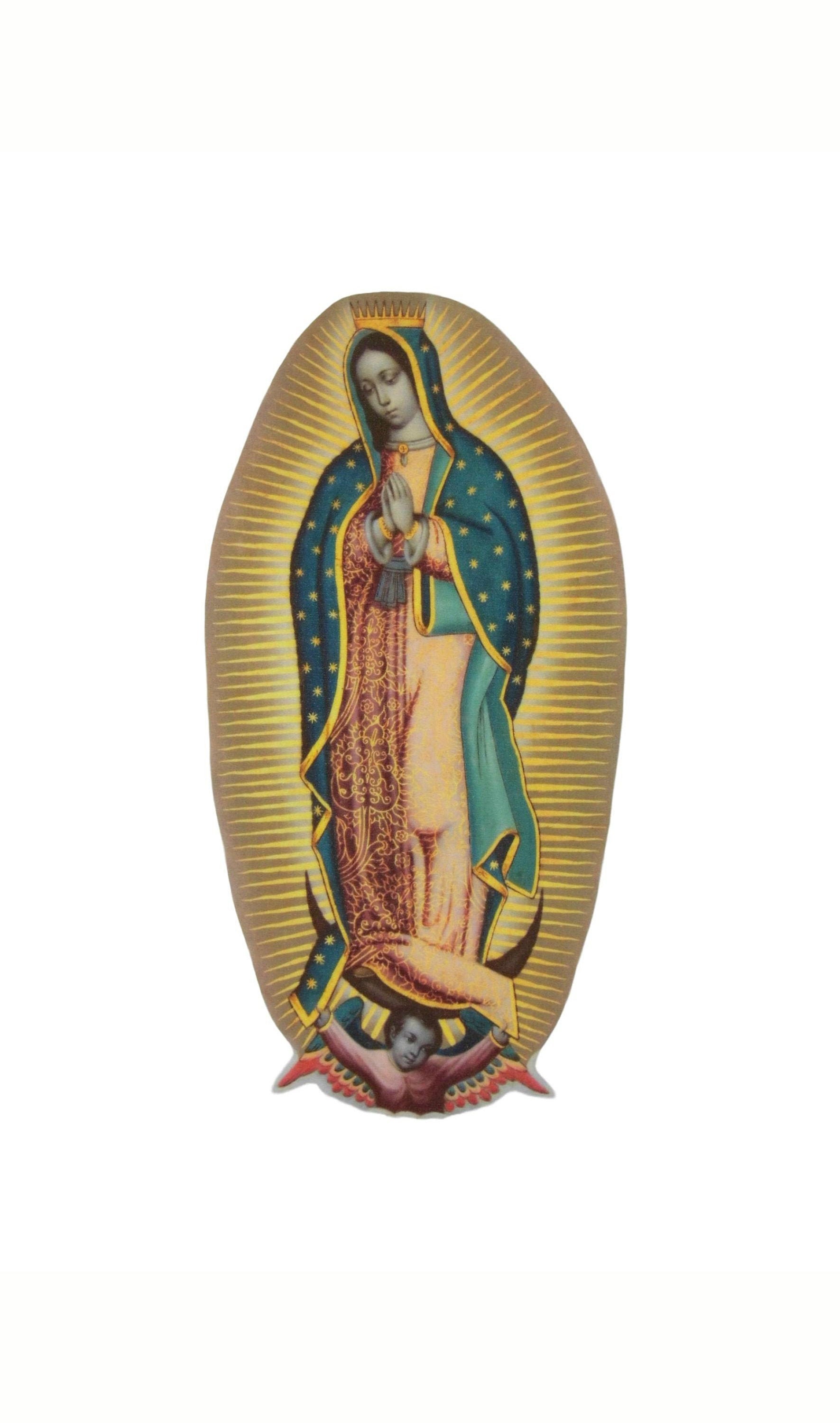 Virgin Mary Iron on Patch Religious Art DIY Gold | Etsy