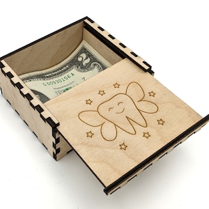 Customizable Tooth Fairy Box, Tooth Fairy Keepsake Box, Tooth Fairy Container, Tooth Fairy Box, Tooth Fairy Pillow, Tooth Container