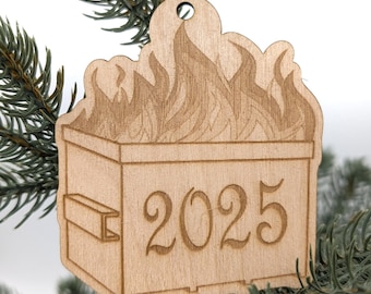 Adorno navideño de Navidad 2025, regalo de broma, adorno navideño divertido