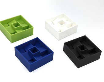 3Dプリントされた大理石迷路のフィジェットトイ、デスクアクティビティ