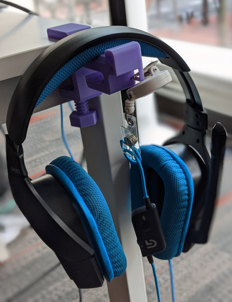 Adjustable Headphone Holder Clamp Headphone Hanger Headset Etsy