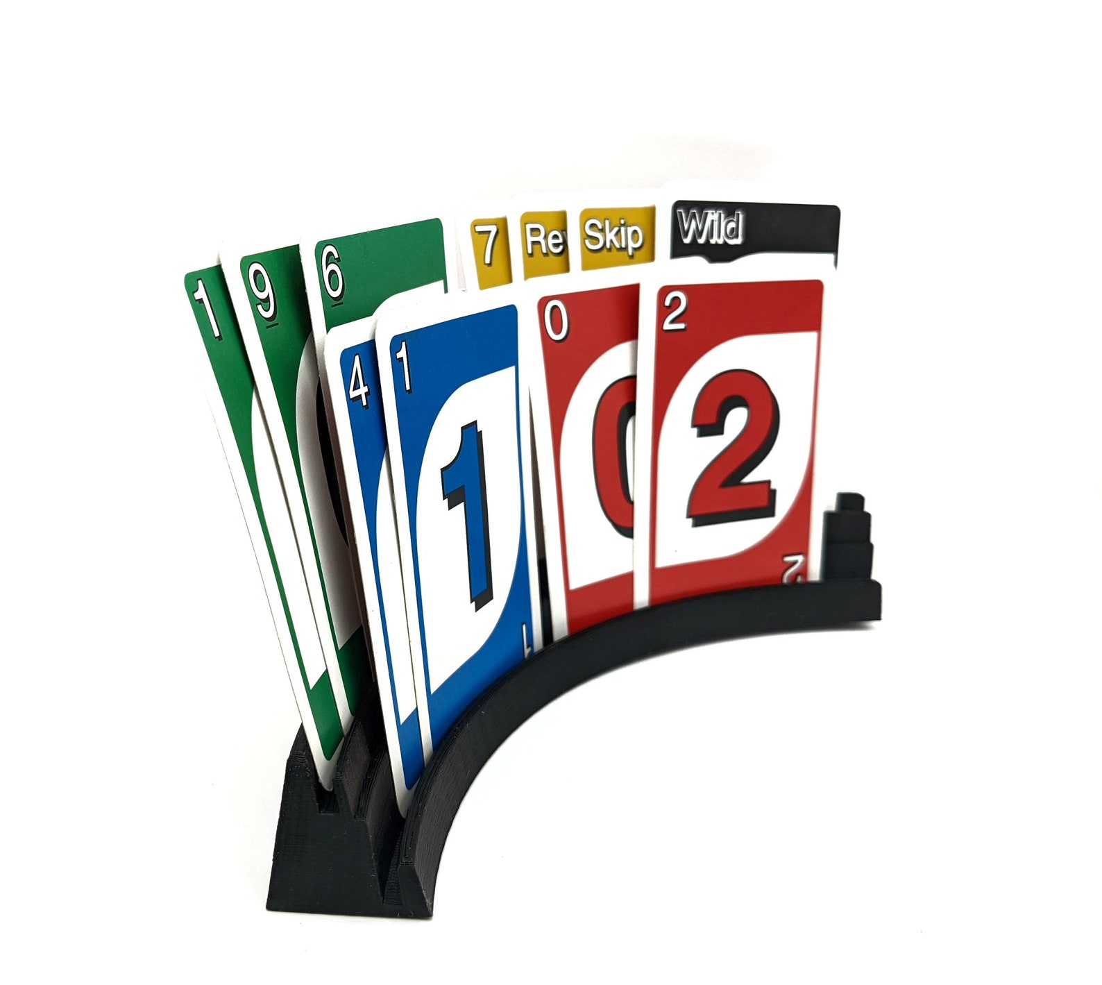 DIGITAL STL FILE Double Row Game Card Holder Double Curved Etsy