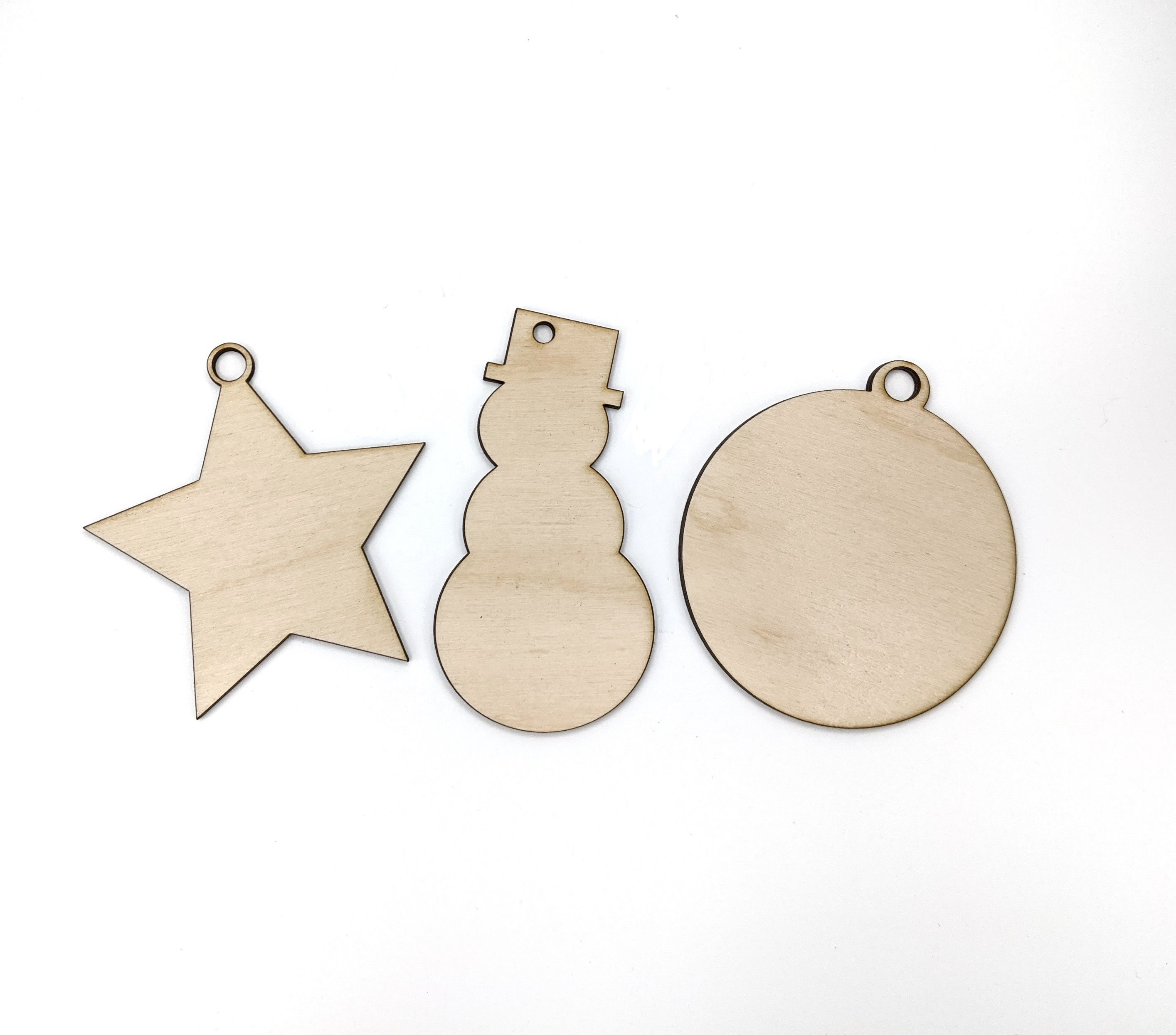 ORNABLANKS (5 Pack) Laser Engravable Ornament Blanks