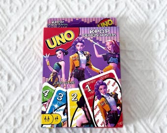 KPop Demon Hunters UNO Style Card Game for Kpop Demon Hunters Fans Fun Game Night Gift