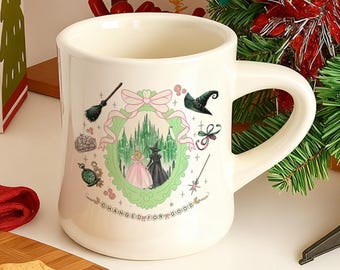 Taza de café con el musical Wicked Broadway, regalo para fanáticos del teatro