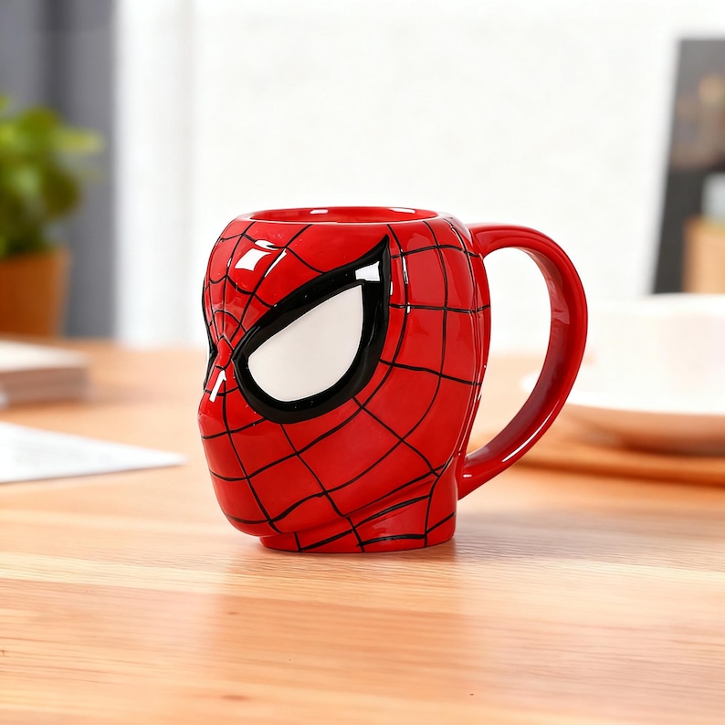 Marvel Deadpool Ceramic Mug, Superhero Gift Spider-Man
