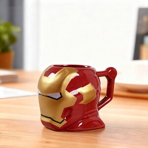 Marvel Deadpool Ceramic Mug, Superhero Gift Iron Man